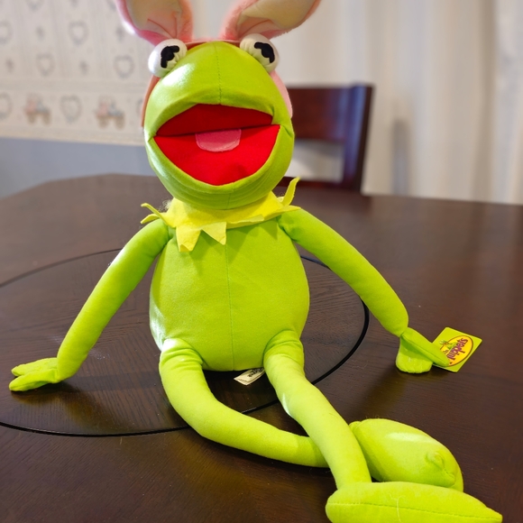 * ON HOLD * The Muppets Kermit The Frog Easter Ears Plush - Picture 2 of 7
